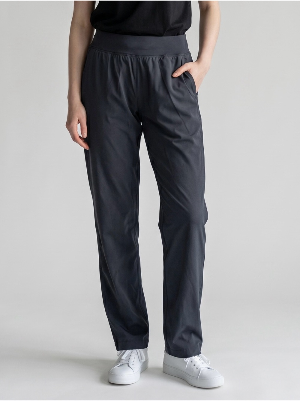lululemon athletica Straight Leg Pants in Black